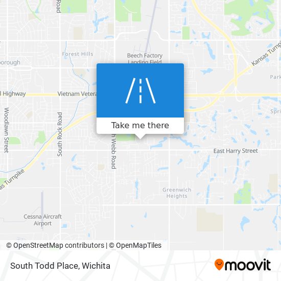 Mapa de South Todd Place