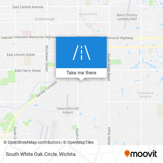 Mapa de South White Oak Circle