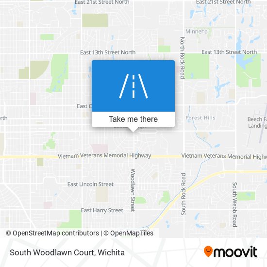 Mapa de South Woodlawn Court