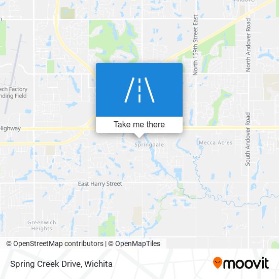 Spring Creek Drive map