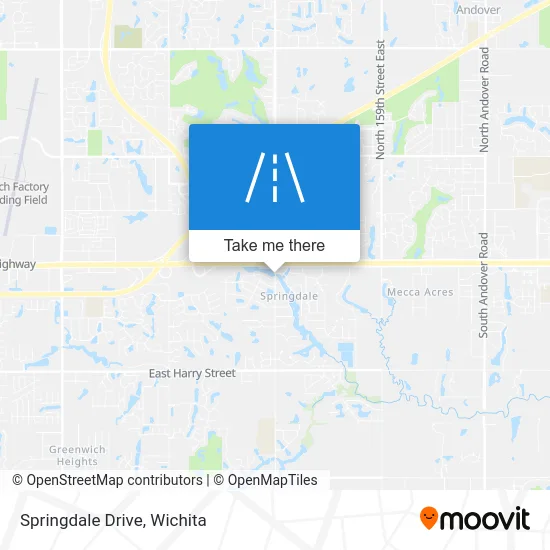 Springdale Drive map