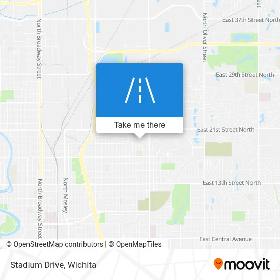 Stadium Drive map