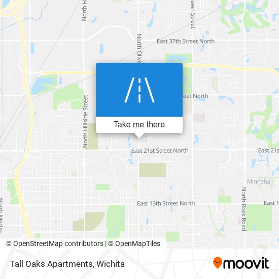 Mapa de Tall Oaks Apartments