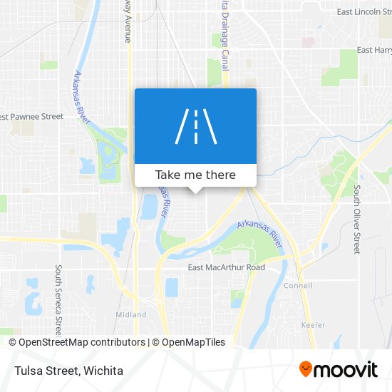 Tulsa Street map