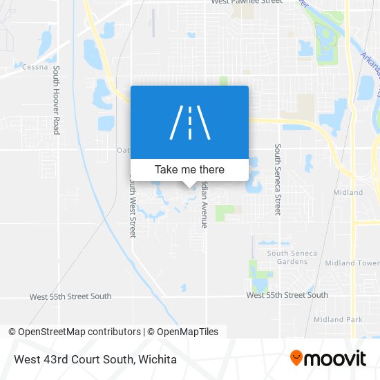 Mapa de West 43rd Court South