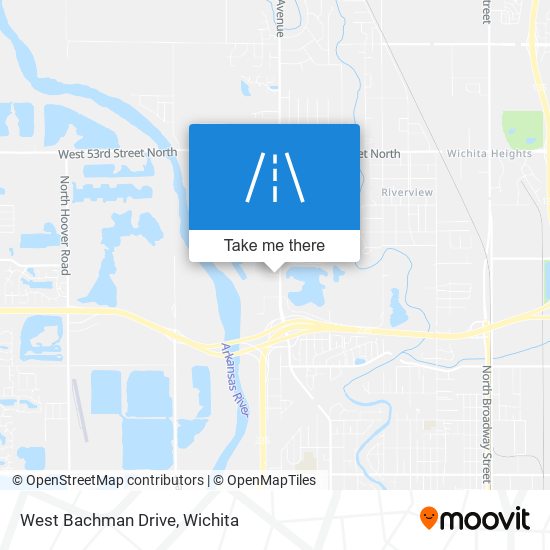 Mapa de West Bachman Drive