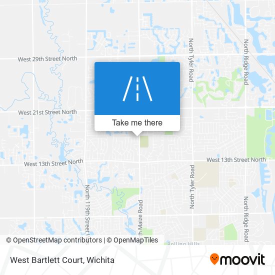 Mapa de West Bartlett Court