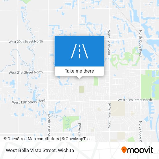 West Bella Vista Street map