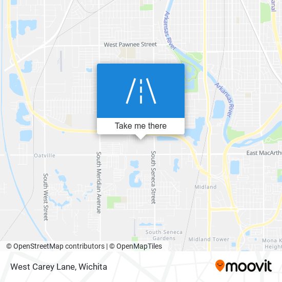 Mapa de West Carey Lane