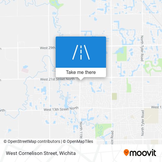 Mapa de West Cornelison Street