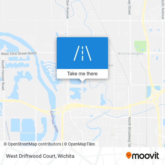 Mapa de West Driftwood Court