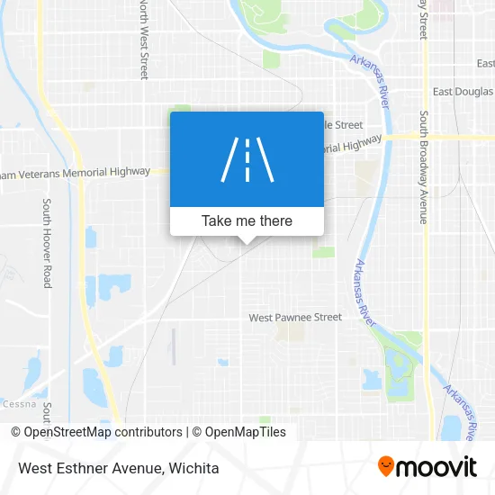 West Esthner Avenue map