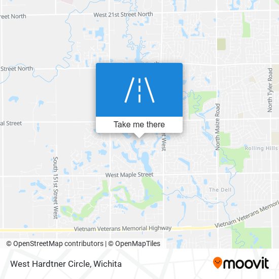 Mapa de West Hardtner Circle