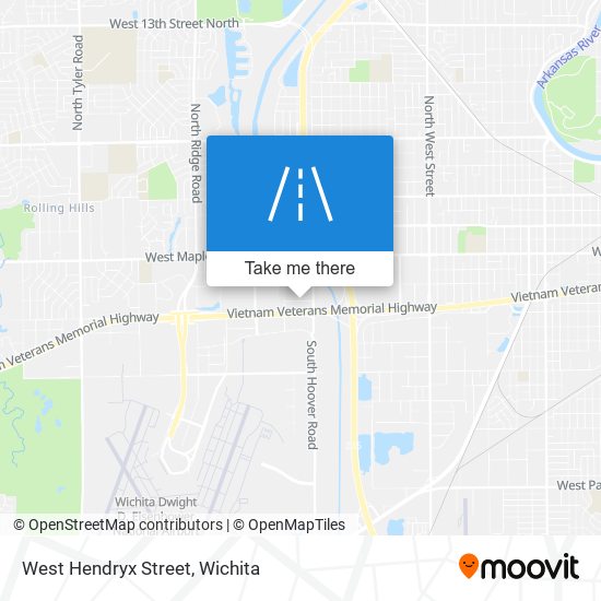 West Hendryx Street map