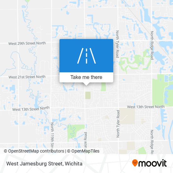 West Jamesburg Street map