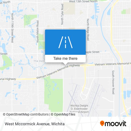 Mapa de West Mccormick Avenue