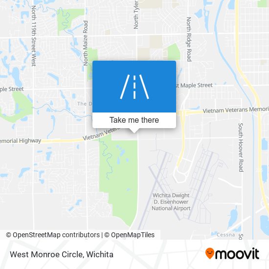 Mapa de West Monroe Circle