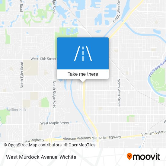 West Murdock Avenue map