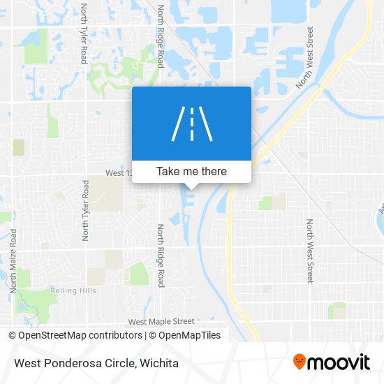 Mapa de West Ponderosa Circle