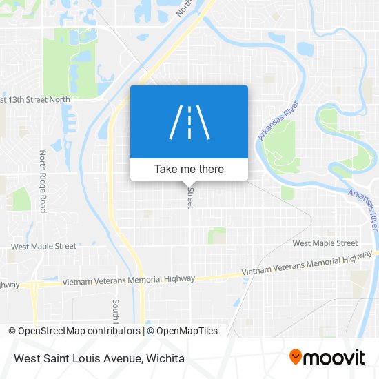 Mapa de West Saint Louis Avenue