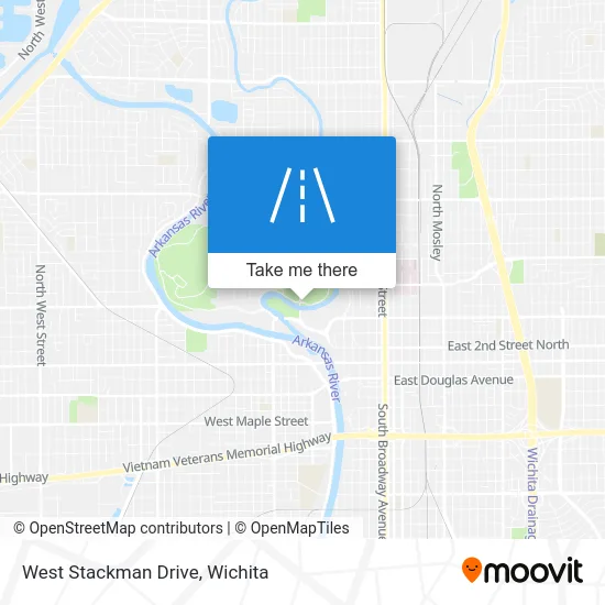 West Stackman Drive map