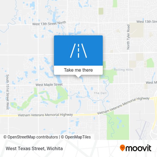 Mapa de West Texas Street