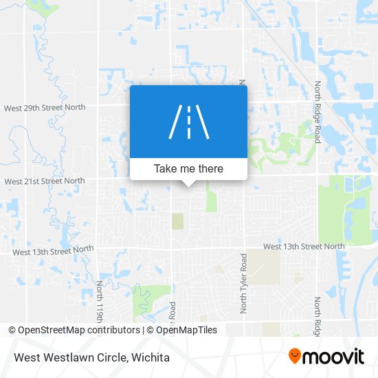 Mapa de West Westlawn Circle