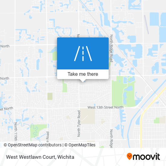 Mapa de West Westlawn Court