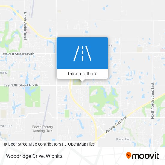 Mapa de Woodridge Drive