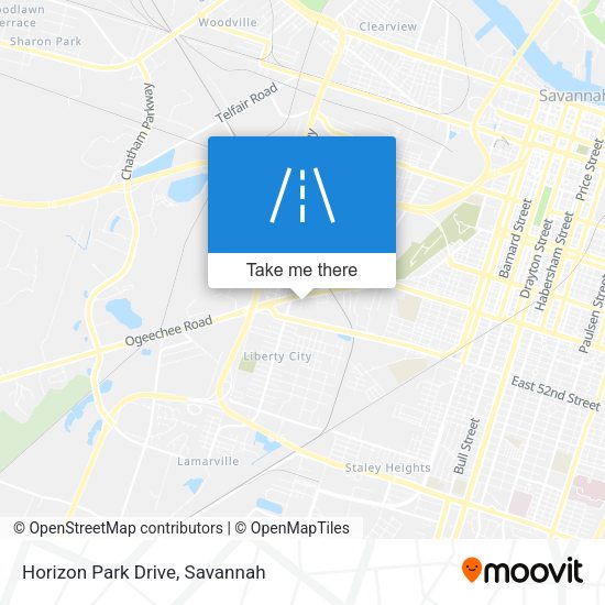 Horizon Park Drive map