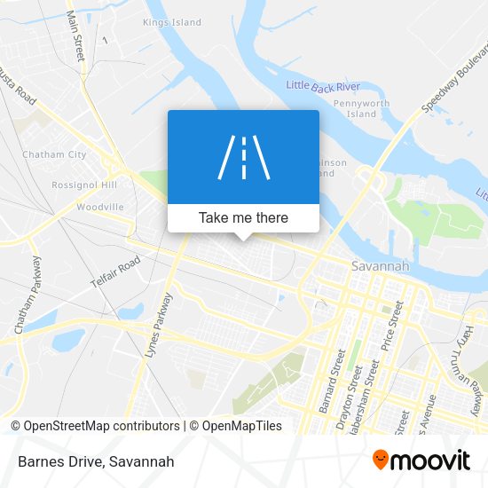 Mapa de Barnes Drive