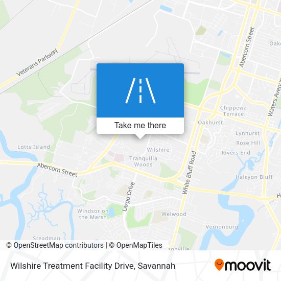 Wilshire Treatment Facility Drive map