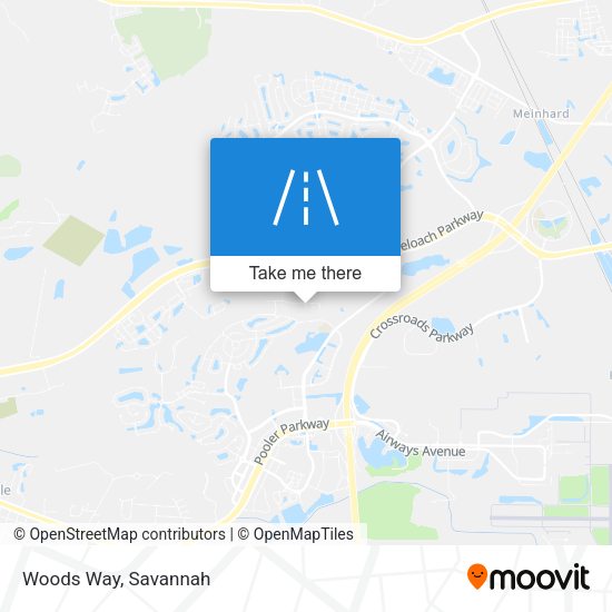 Mapa de Woods Way