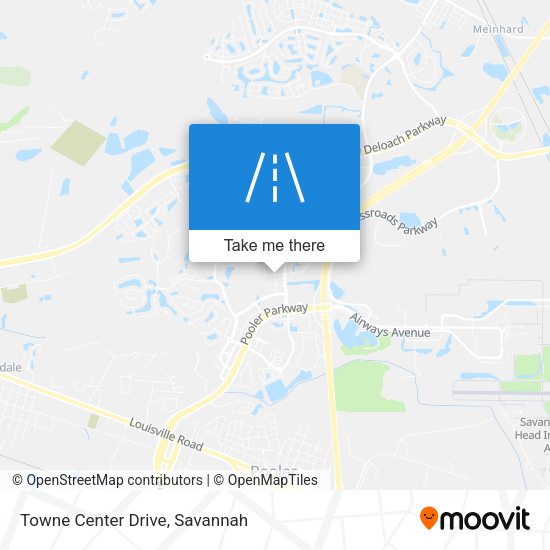 Towne Center Drive map