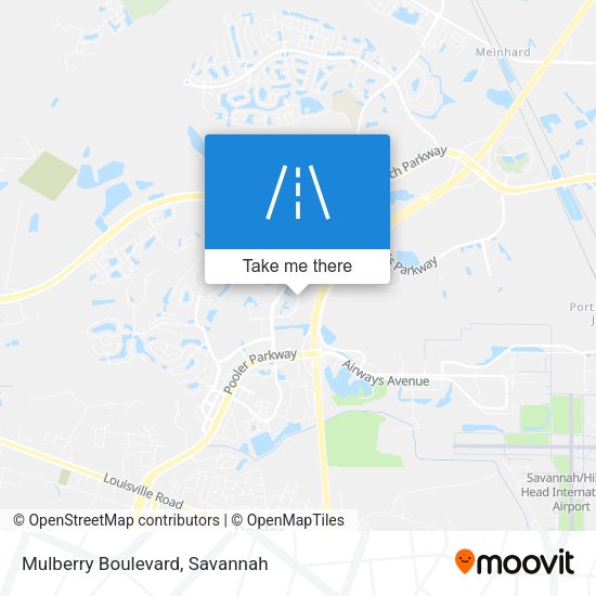 Mulberry Boulevard map