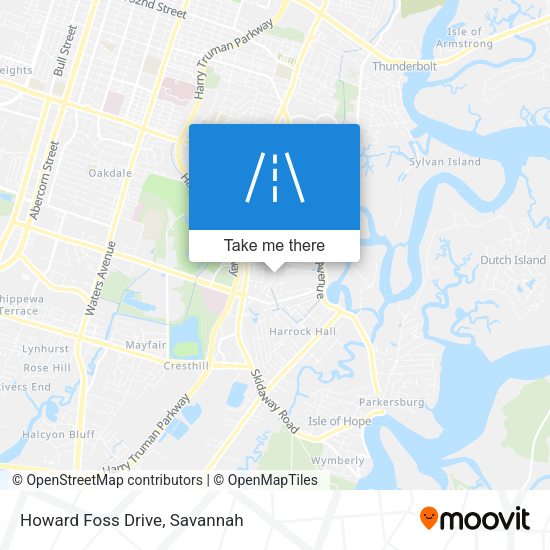 Howard Foss Drive map