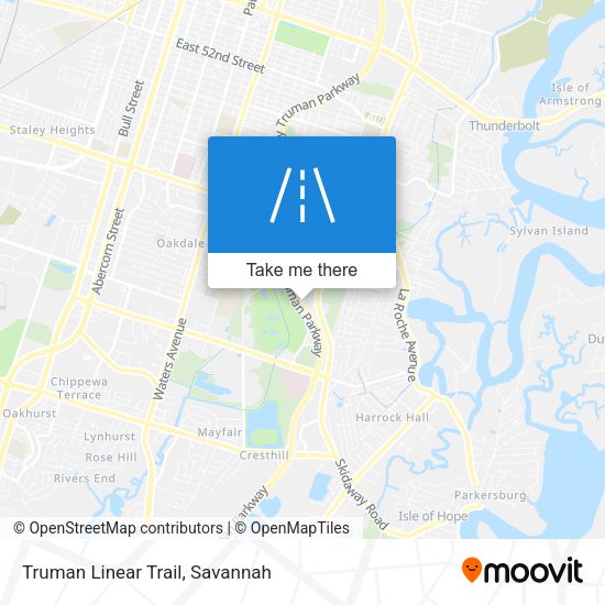 Truman Linear Trail map
