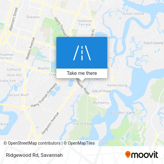 Mapa de Ridgewood Rd