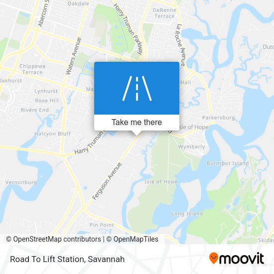 Mapa de Road To Lift Station