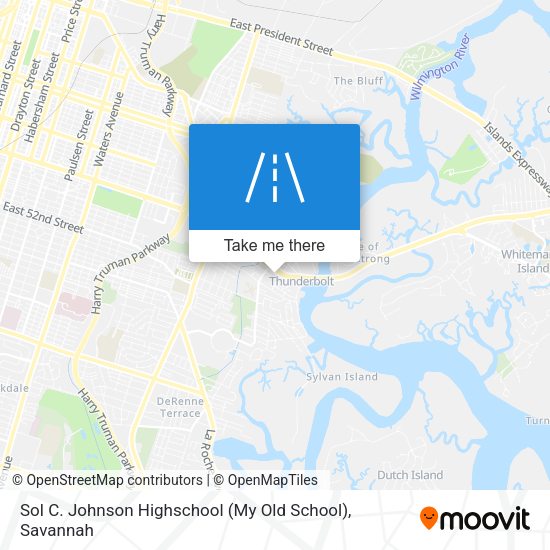 Sol C. Johnson Highschool (My Old School) map