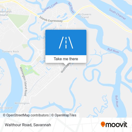 Mapa de Walthour Road