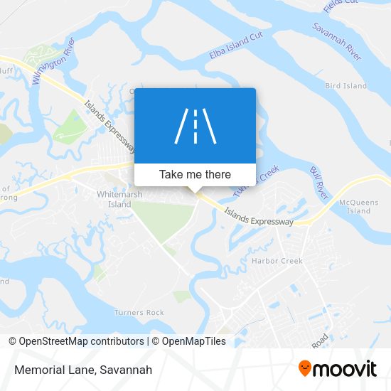 Mapa de Memorial Lane