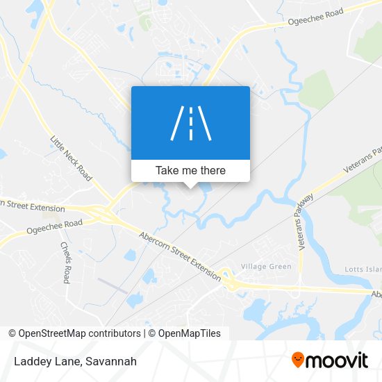 Mapa de Laddey Lane