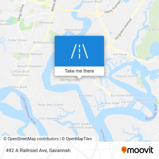 Mapa de 492 A Railroad Ave