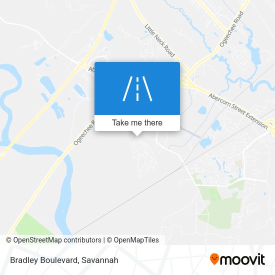 Bradley Boulevard map