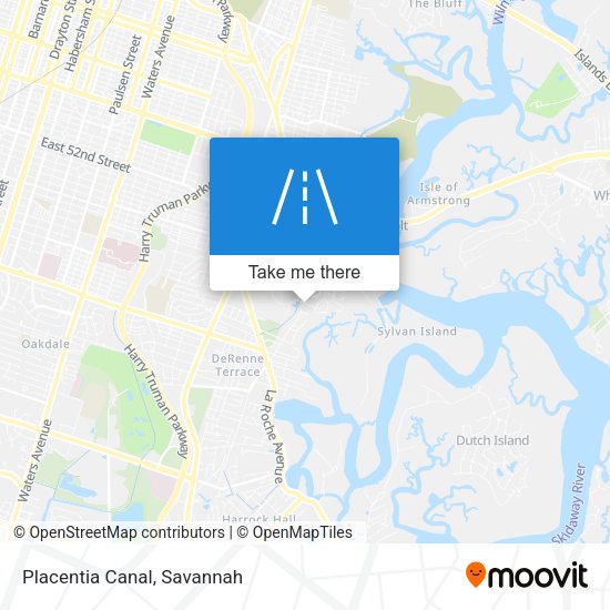 Mapa de Placentia Canal