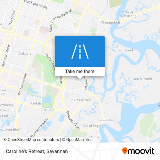 Mapa de Caroline's Retreat