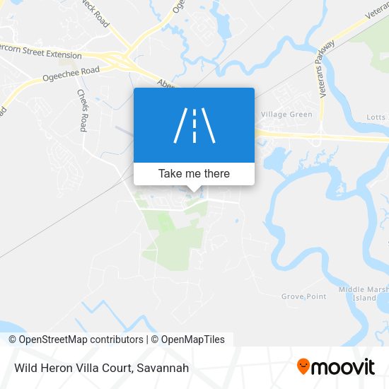 Wild Heron Villa Court map