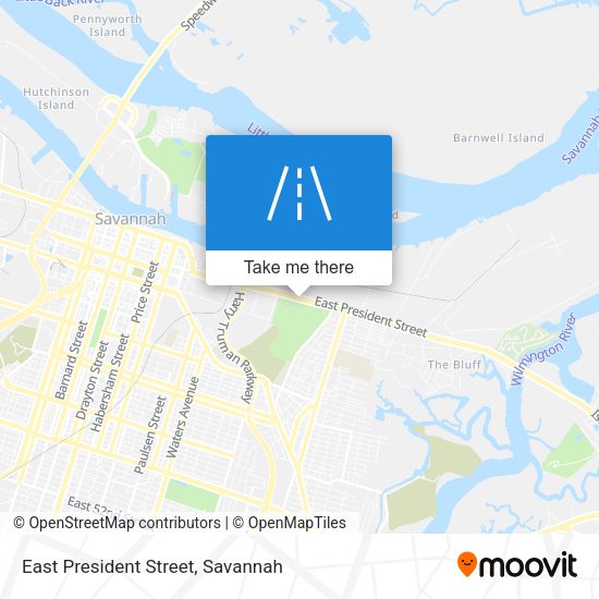 Mapa de East President Street