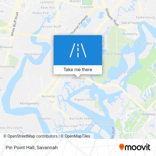 Mapa de Pin Point Hall